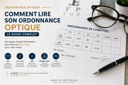 Comment lire son ordonnance optique : le guide complet