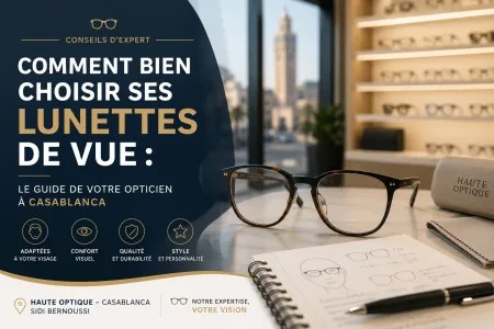Comment bien choisir ses lunettes de vue : le guide de votre opticien à Casablanca