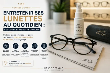 Entretenir ses lunettes au quotidien : les conseils de notre opticien